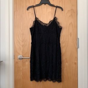 Topshop Lace Black Dress